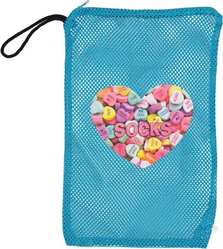 Heart sock bag