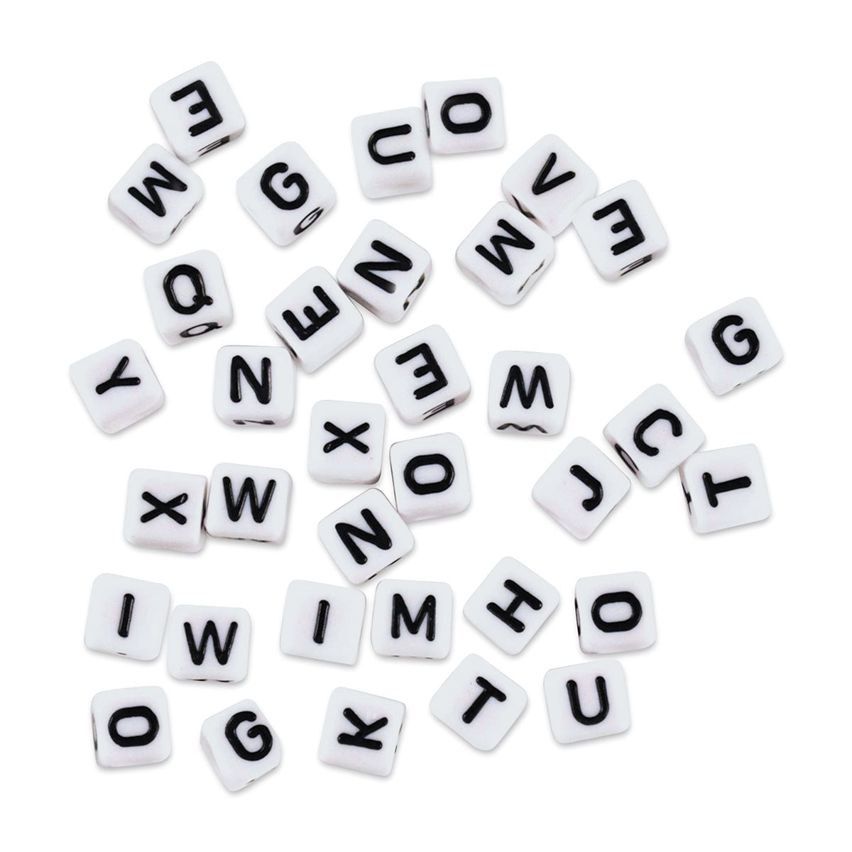 Alphabet Cube Beads
