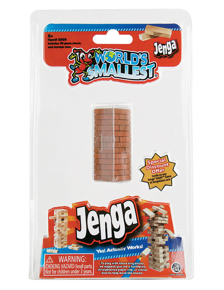 World smallest jenga