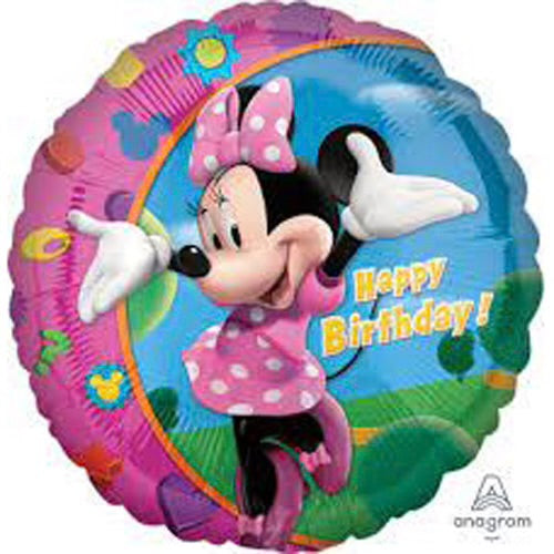 Minnie Mouse Happy Birthday Balloon