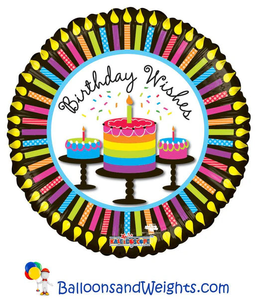Happy Birthday Cakes Foil Balloon