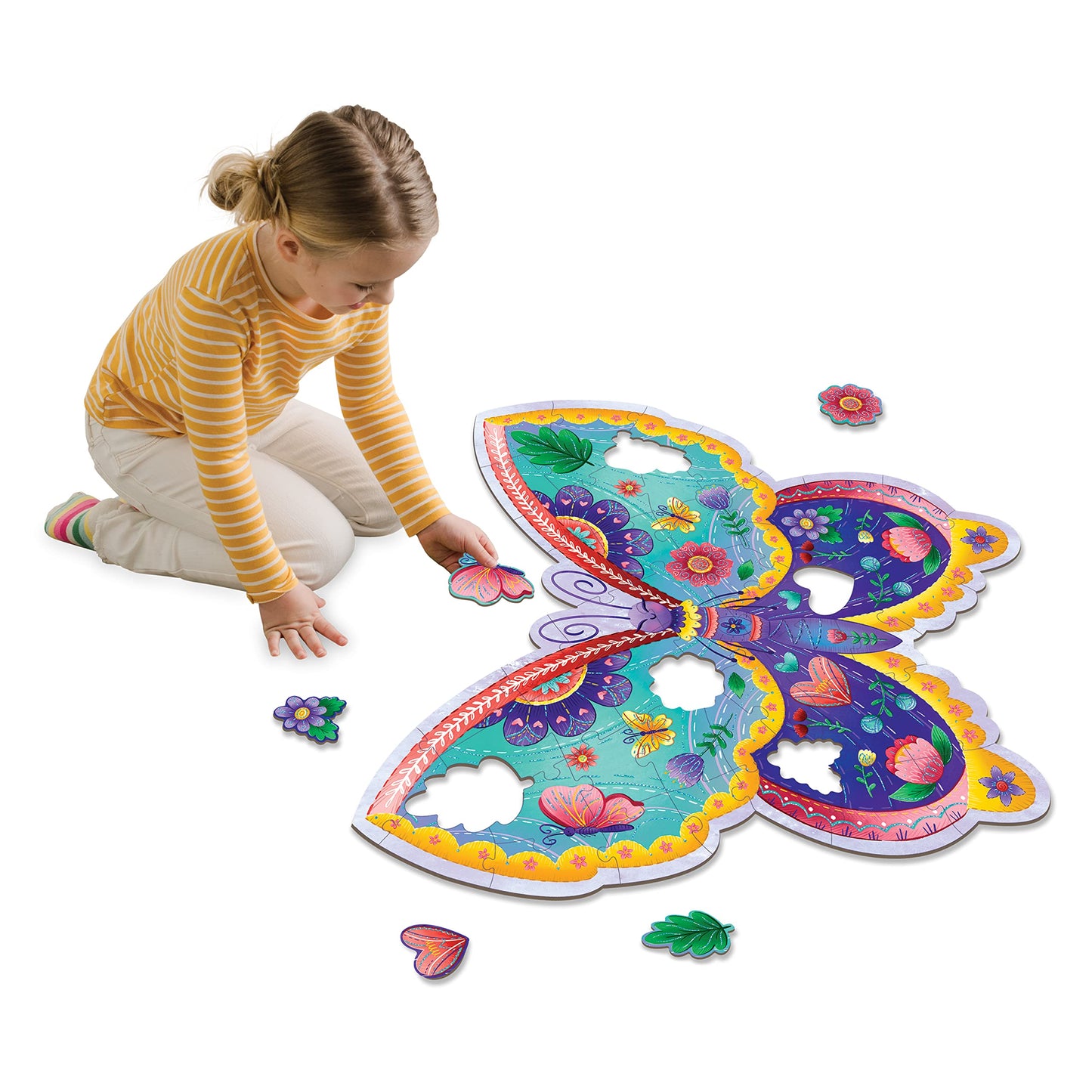 FLOOR PUZZLE - BUTTERFLY