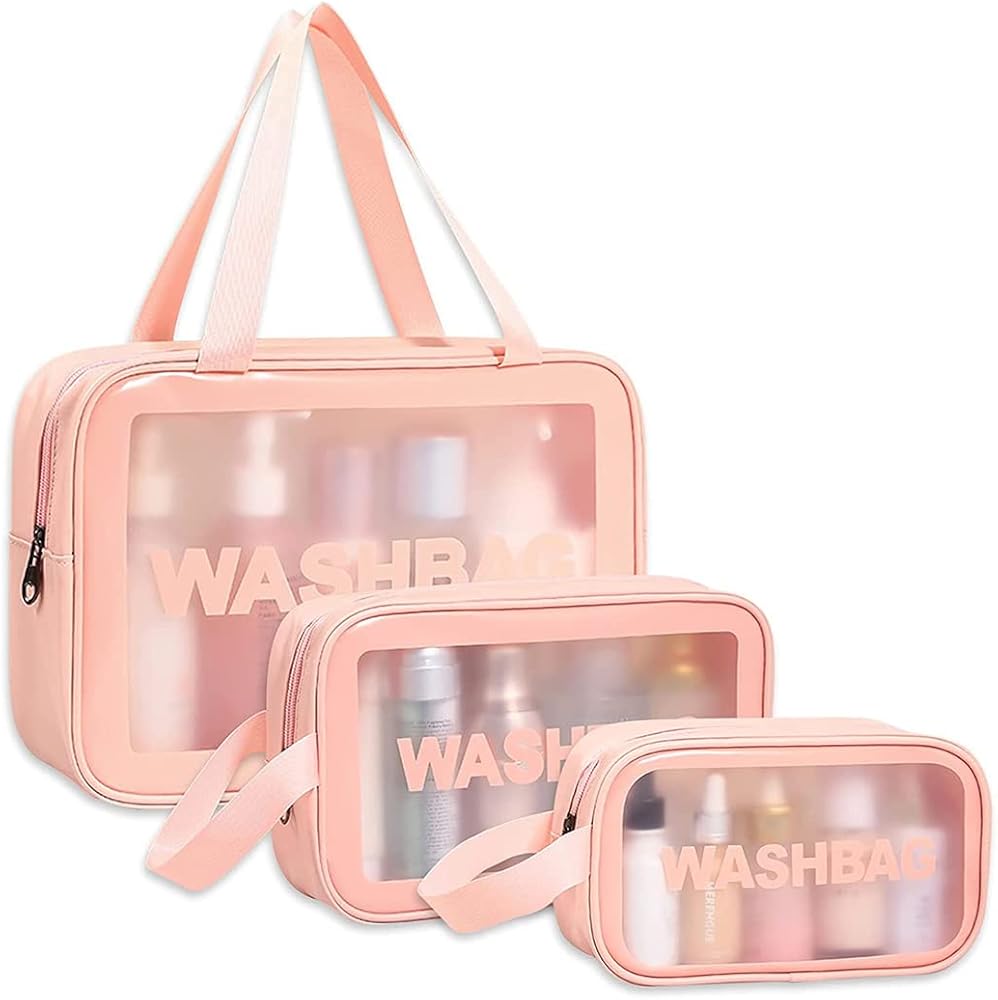 Washbag (Black, Blue and Pink)