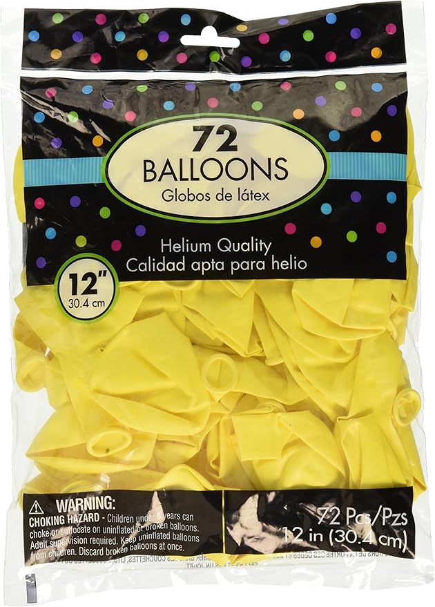 AMSCAM LATEX BALLOONS 15 PCS-12 IN