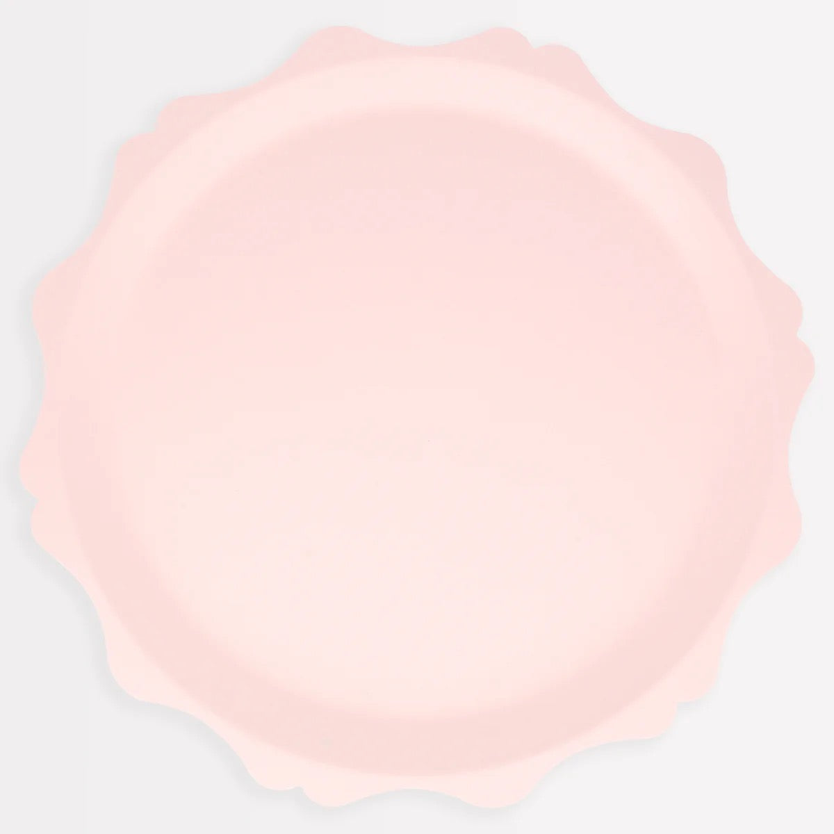 Decorative Edge Pink Plate