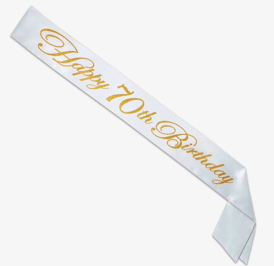 Happy 70th Birthday Sash