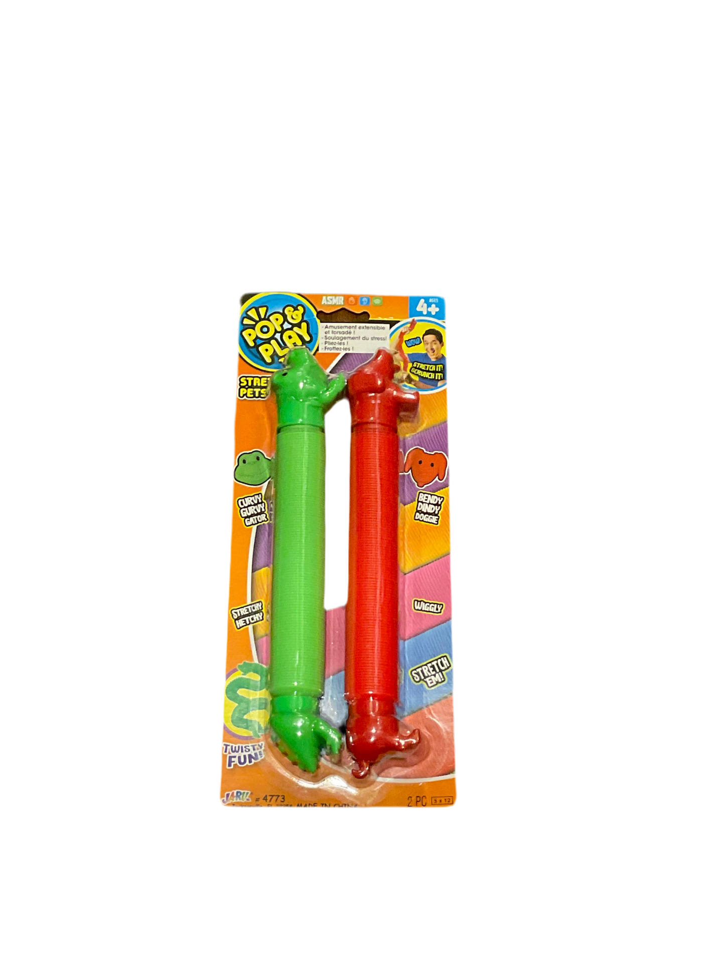 Pop and play tubes pets