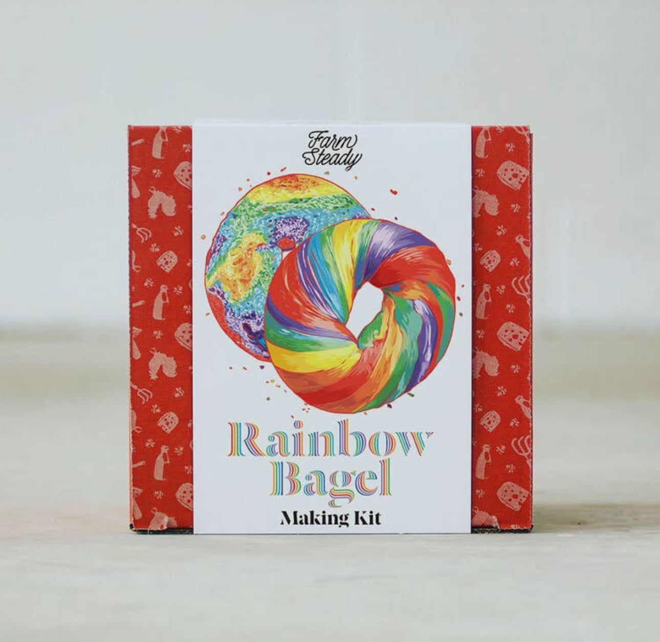 Rainbow bagel making mix
