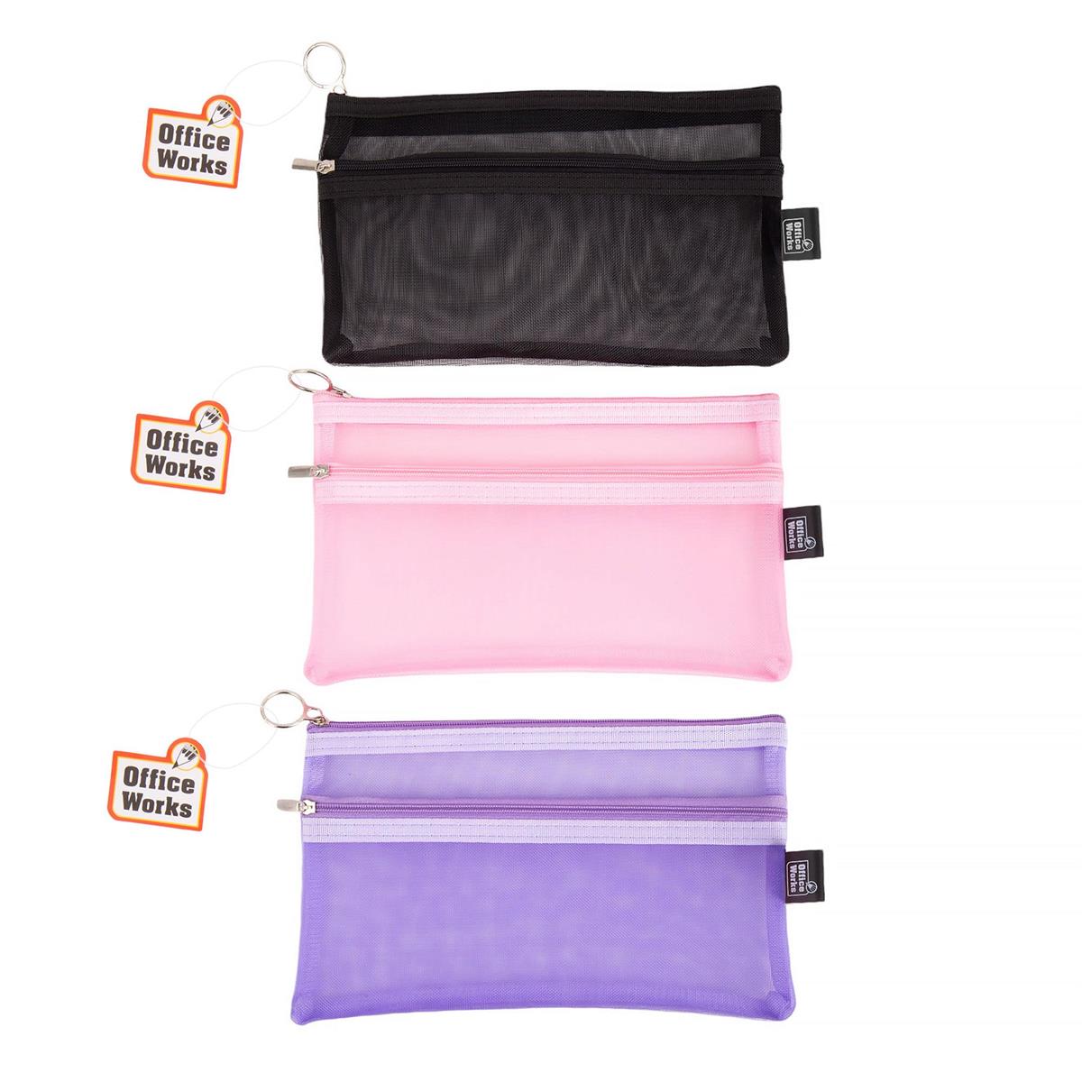 Zipper Mesh Pencil Case