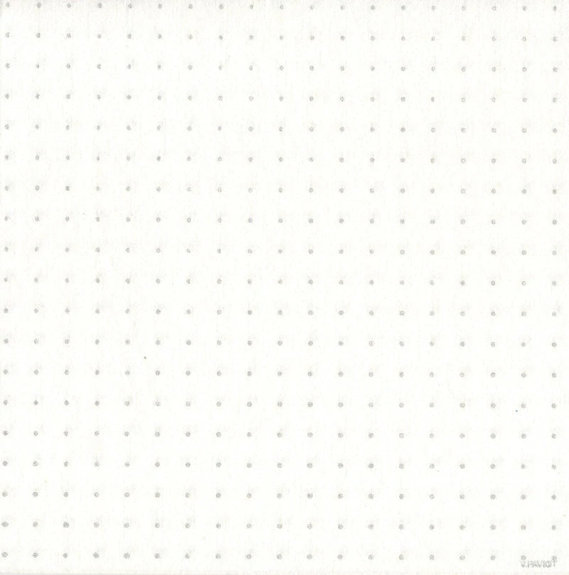 Silver Polka Dot Dinner Napkins