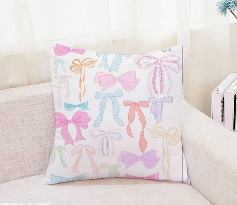 Bows signing camp pillow