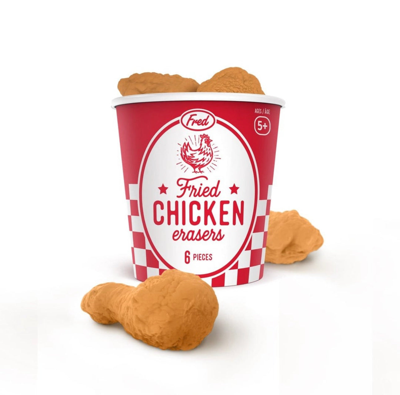 Fried Chicken Erasers