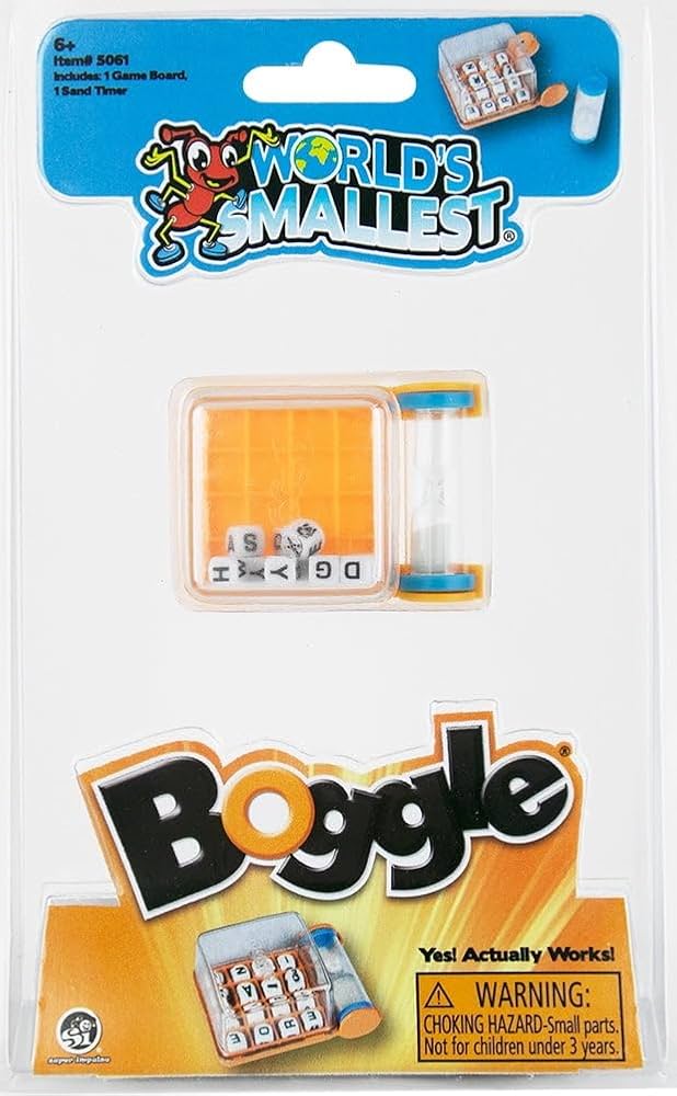 World smallest boggle