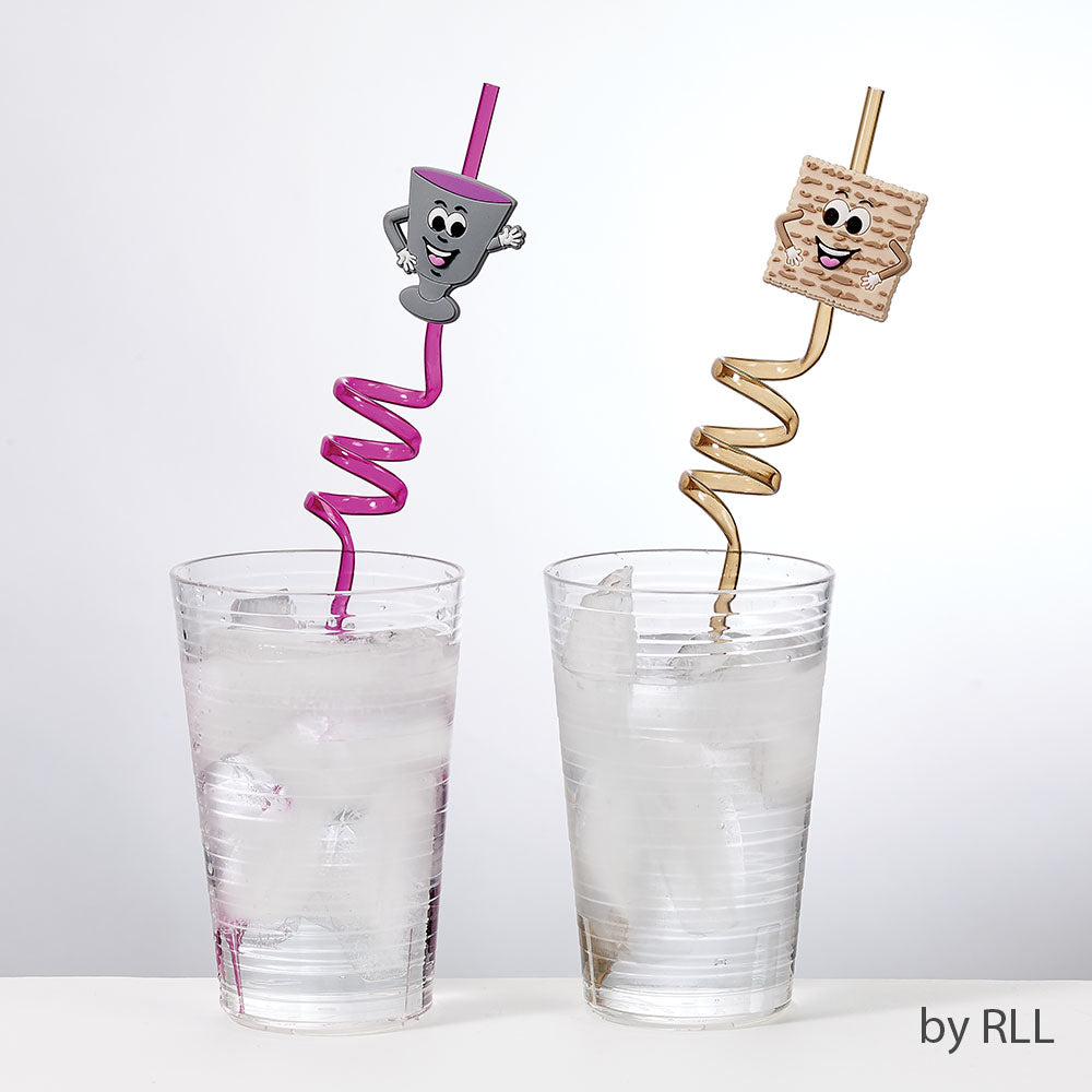 Set of 4 Passover Fun Straws