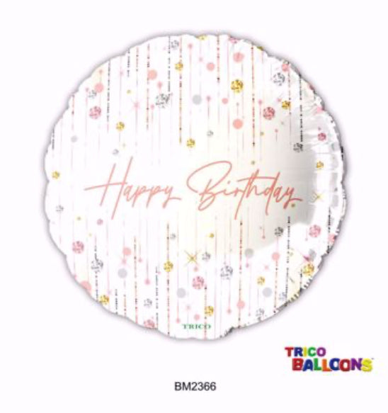 Happy Birthday Foil Balloon