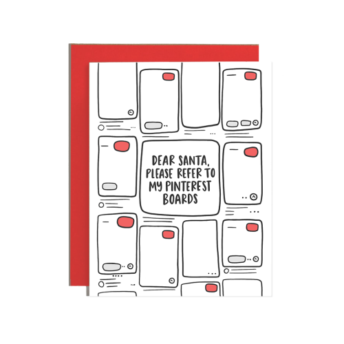 Dear Santa please refer to my Pinterest boards