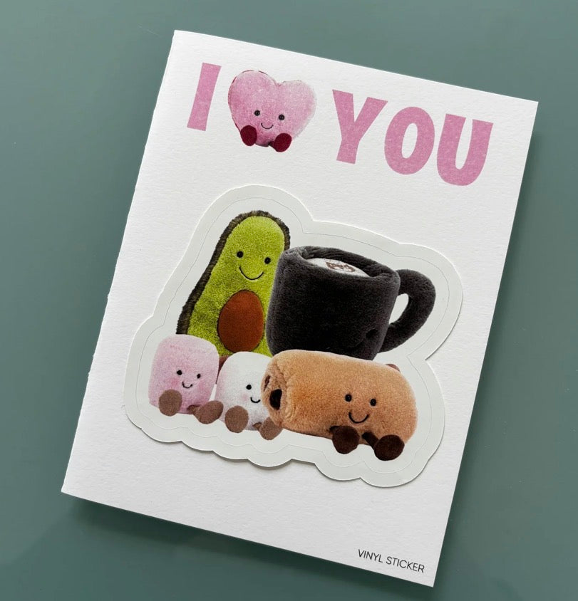I heart you card