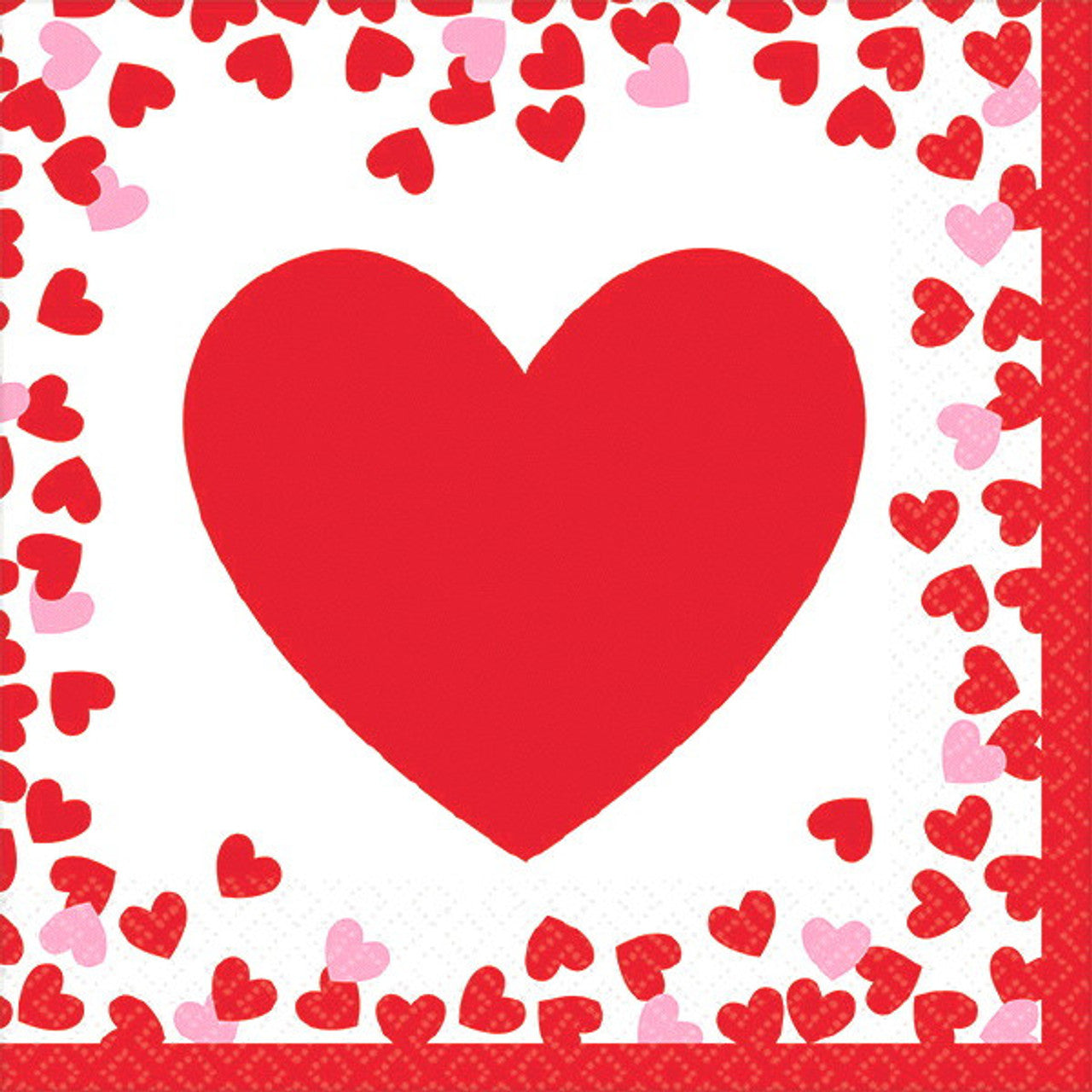 Confetti Hearts Cocktail Napkins