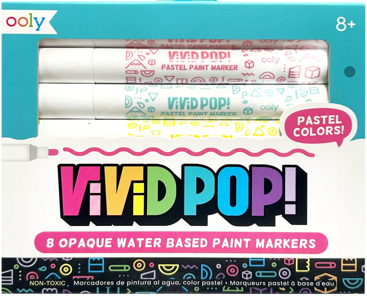 Vivid pop paint markers