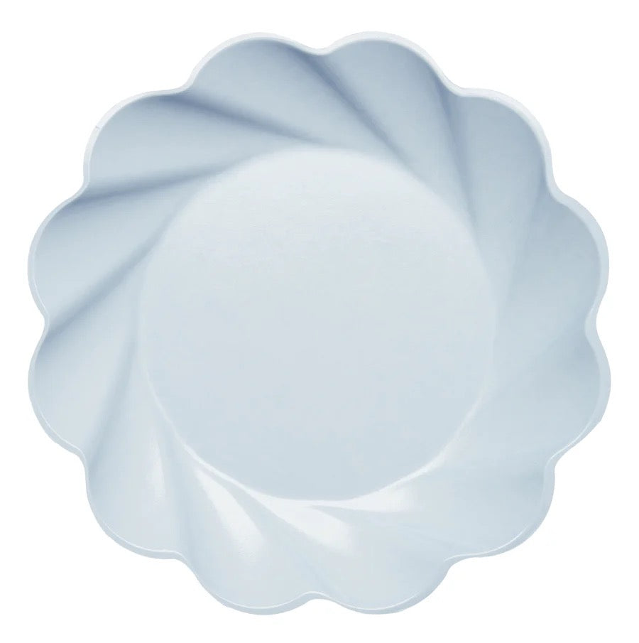 Sky Blue Extra Large Dinner Plates