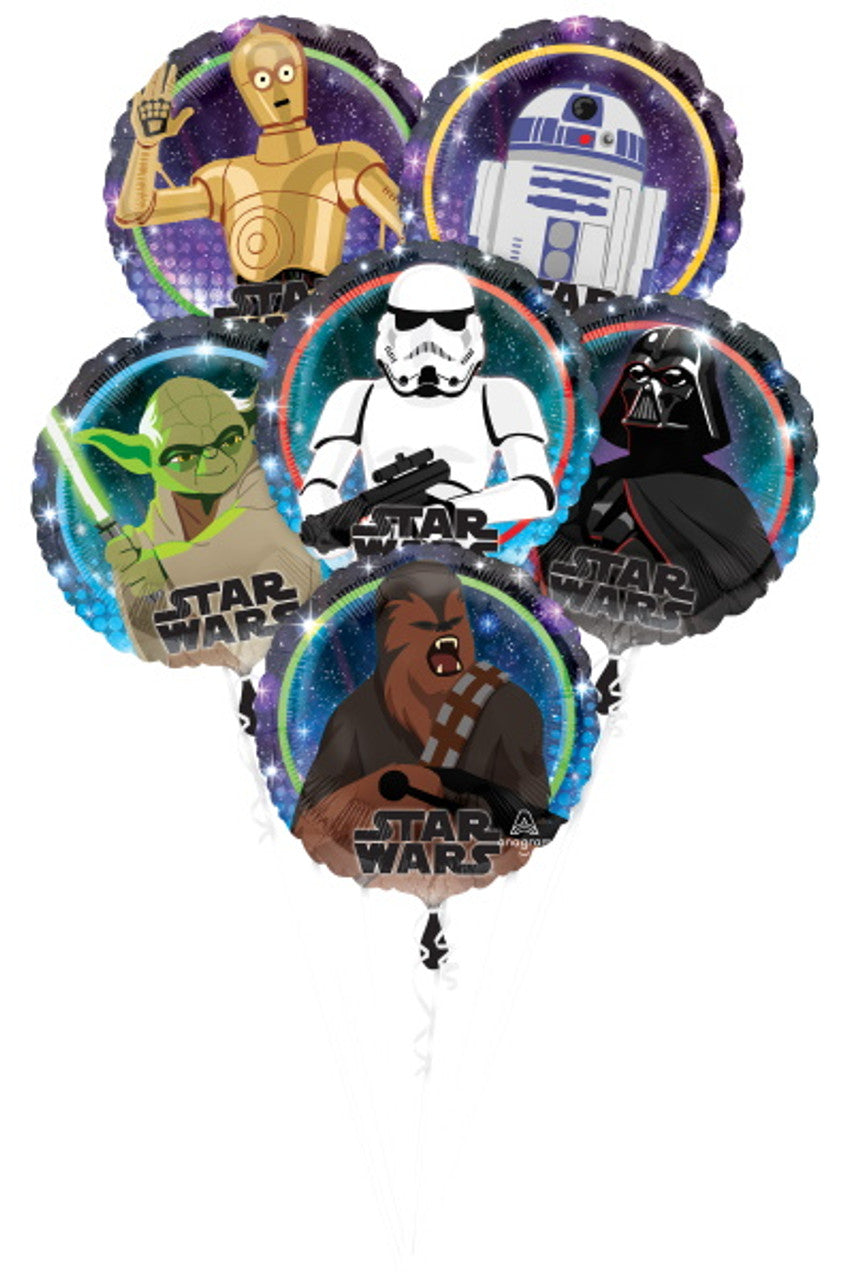 Star Wars Foil Balloon Bouquet