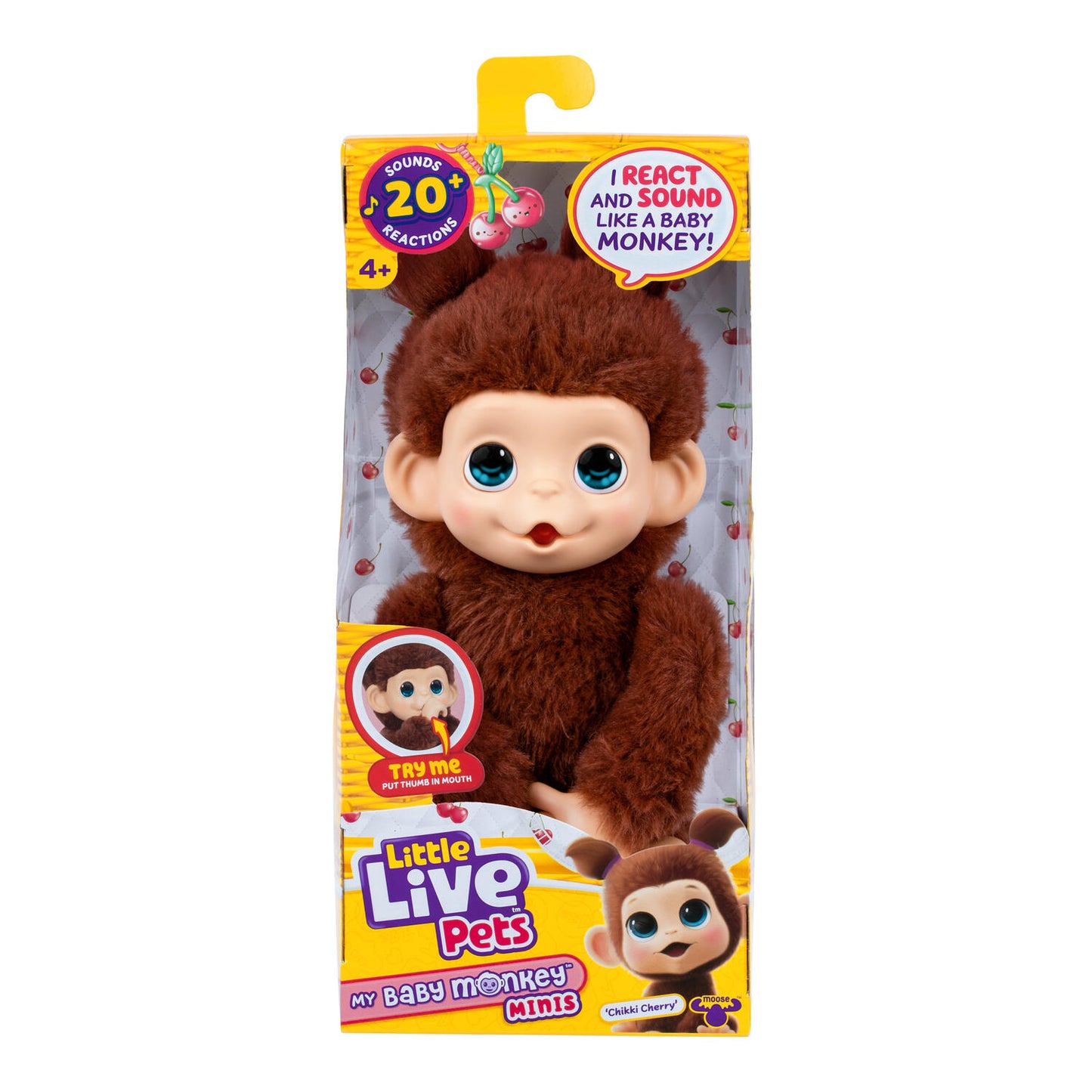 LITTLE LIVE PETS MY BABY S3 MINI MONKEY SINGLE PK
