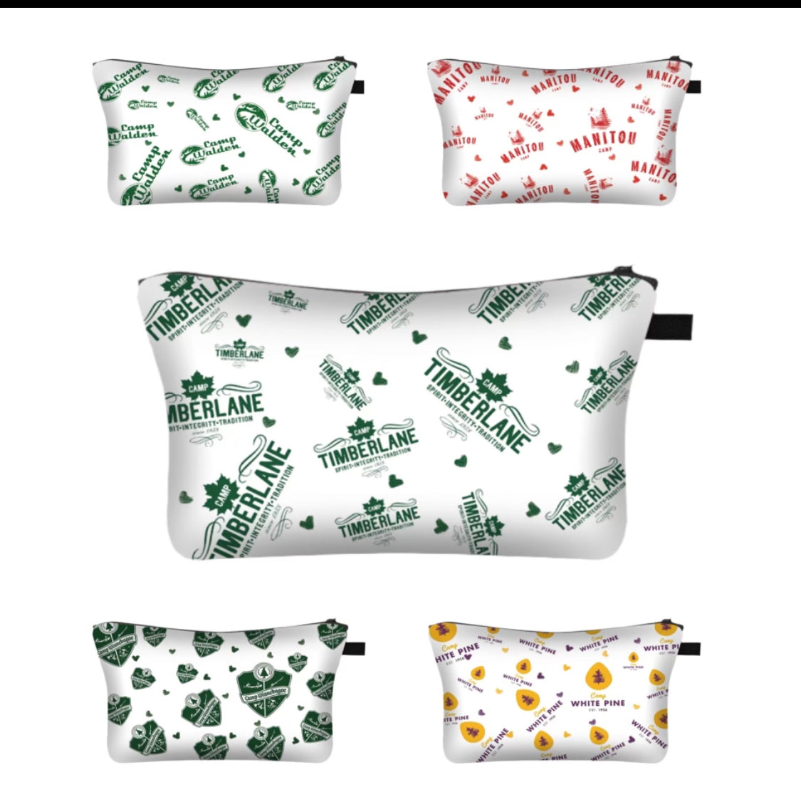 Personalized Camp cosmetic bag