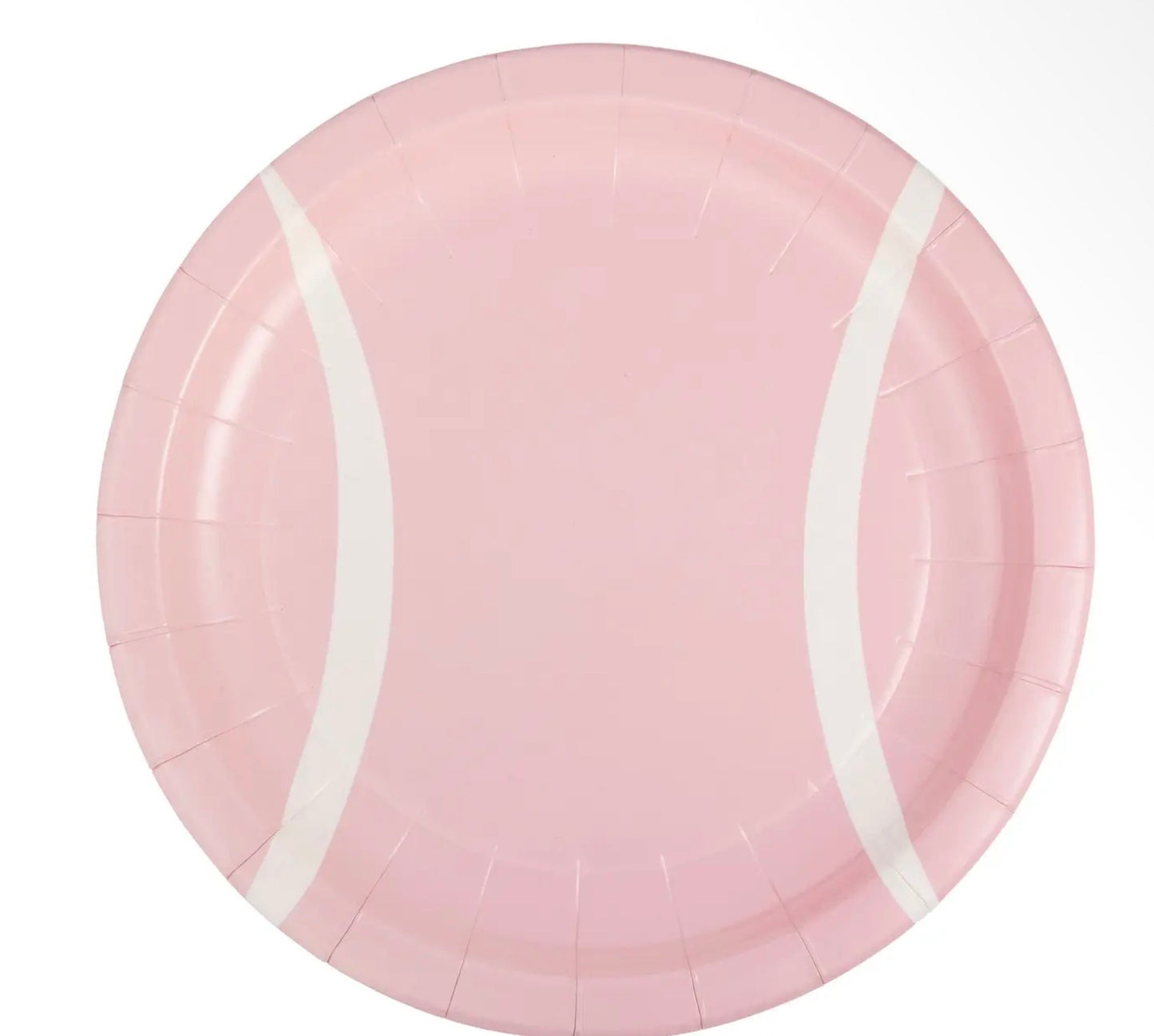Pink Tennis Plate