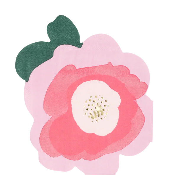 Floral Shape Cocktail Napkin