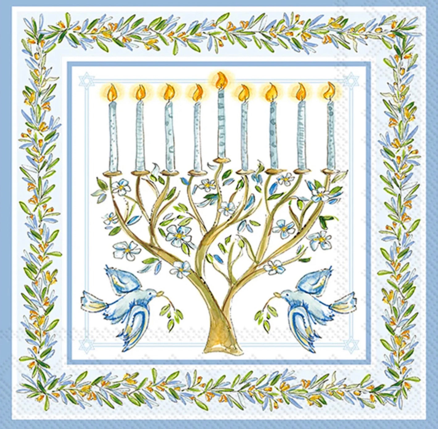 Menorah Napkins