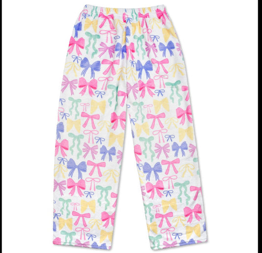 Iscream Pretty Bows Plush Pants