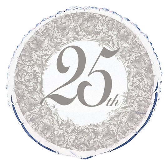 25th Anniversary Foil Balloon