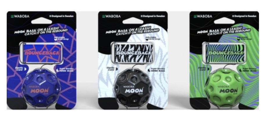 Bounce Back Moon Ball - Asst Solid Colours