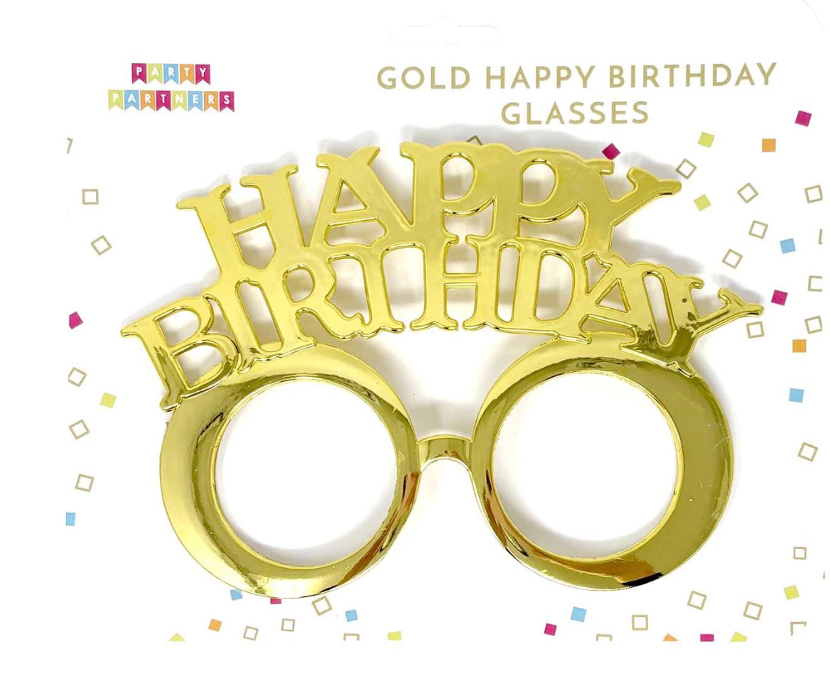 PARTY PARTNERS PARTY GLASSES
HAPPY BIRTHDAY GLASSES