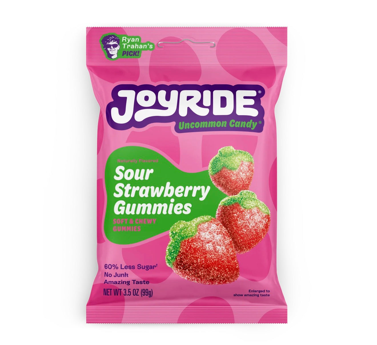Joyride sour strawberry gummies