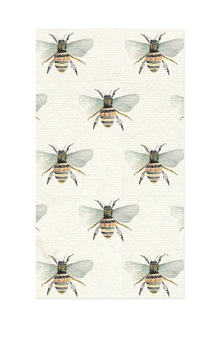 Bee Kind Guest Napkin 16Pk Natural
