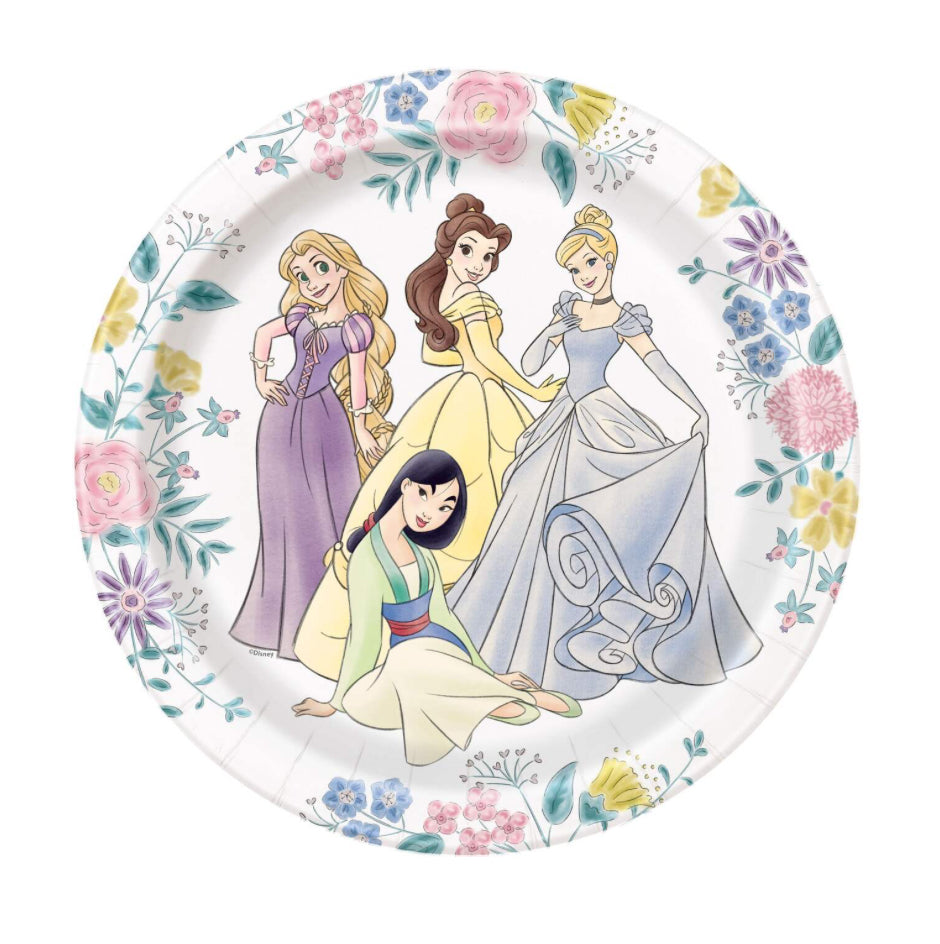 Disney Princess 9-in Disposable Lunch Plates, 8-pk