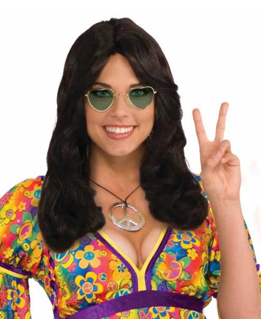 Hippie Flower Wig