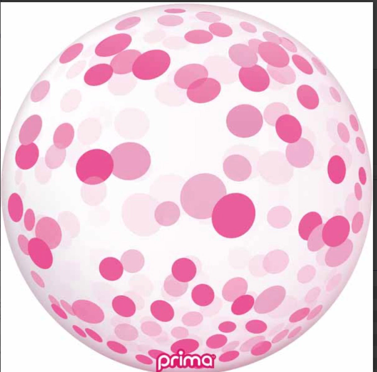 Pink Confetti Balloon