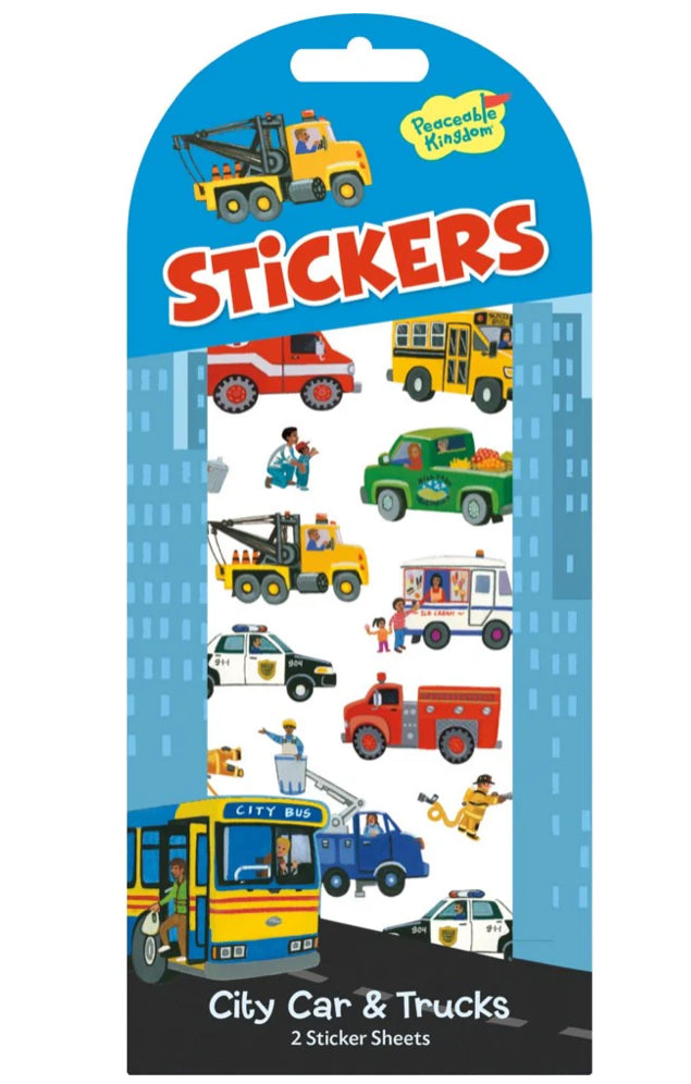 PK Stickers City Cars & Trucks