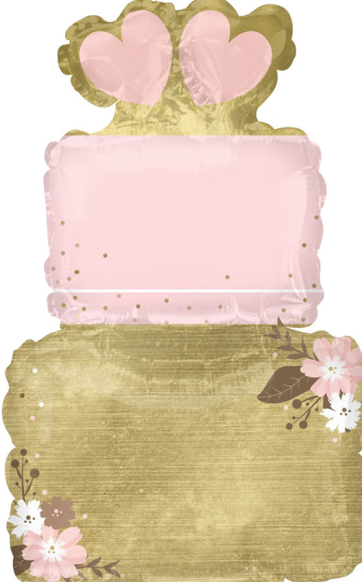 Cake air filled foil balloon