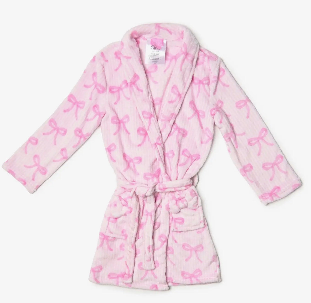 Pink Bow Bathrobe
