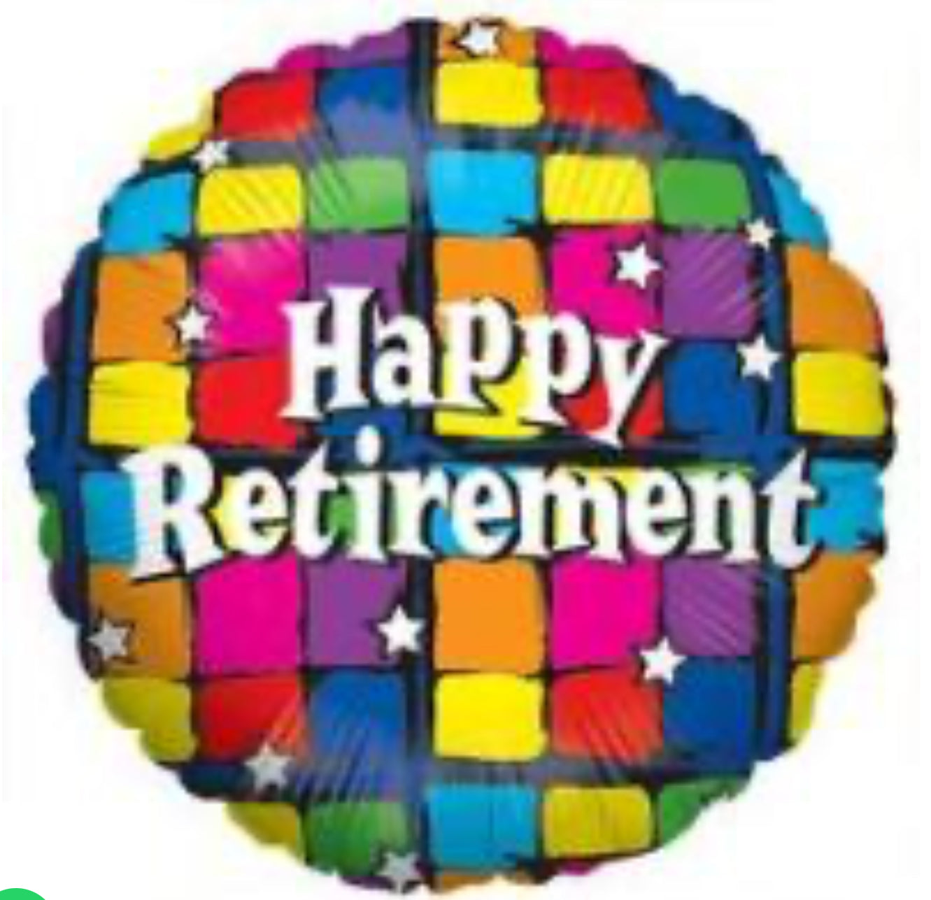 Happy Retirement Balloon 18in