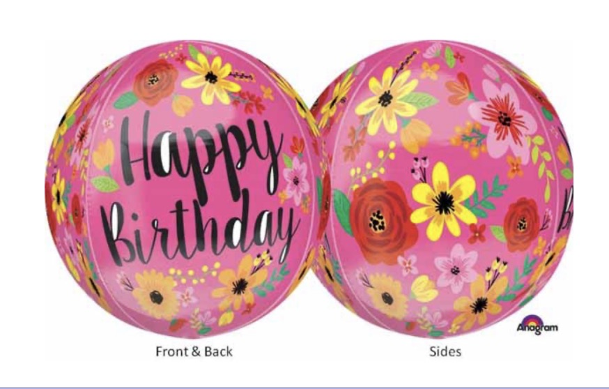 Happy Birthday Floral