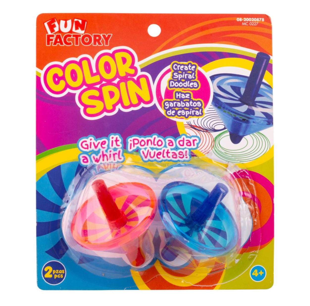 Swirling Spinning Top Markers