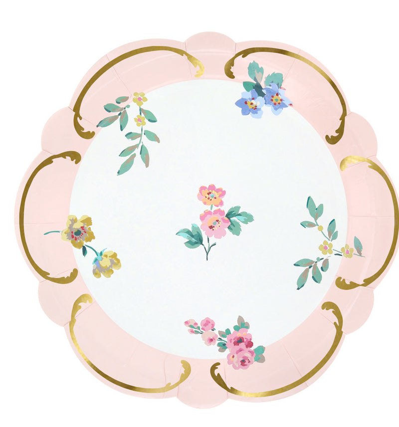 Rococo Posy Side Plates|Meri Meri