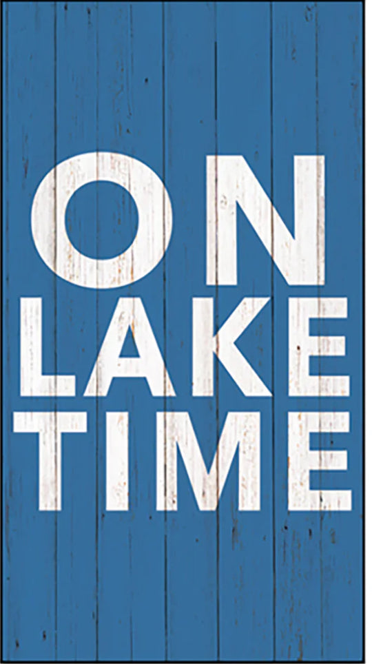 On lake time - guest napkin