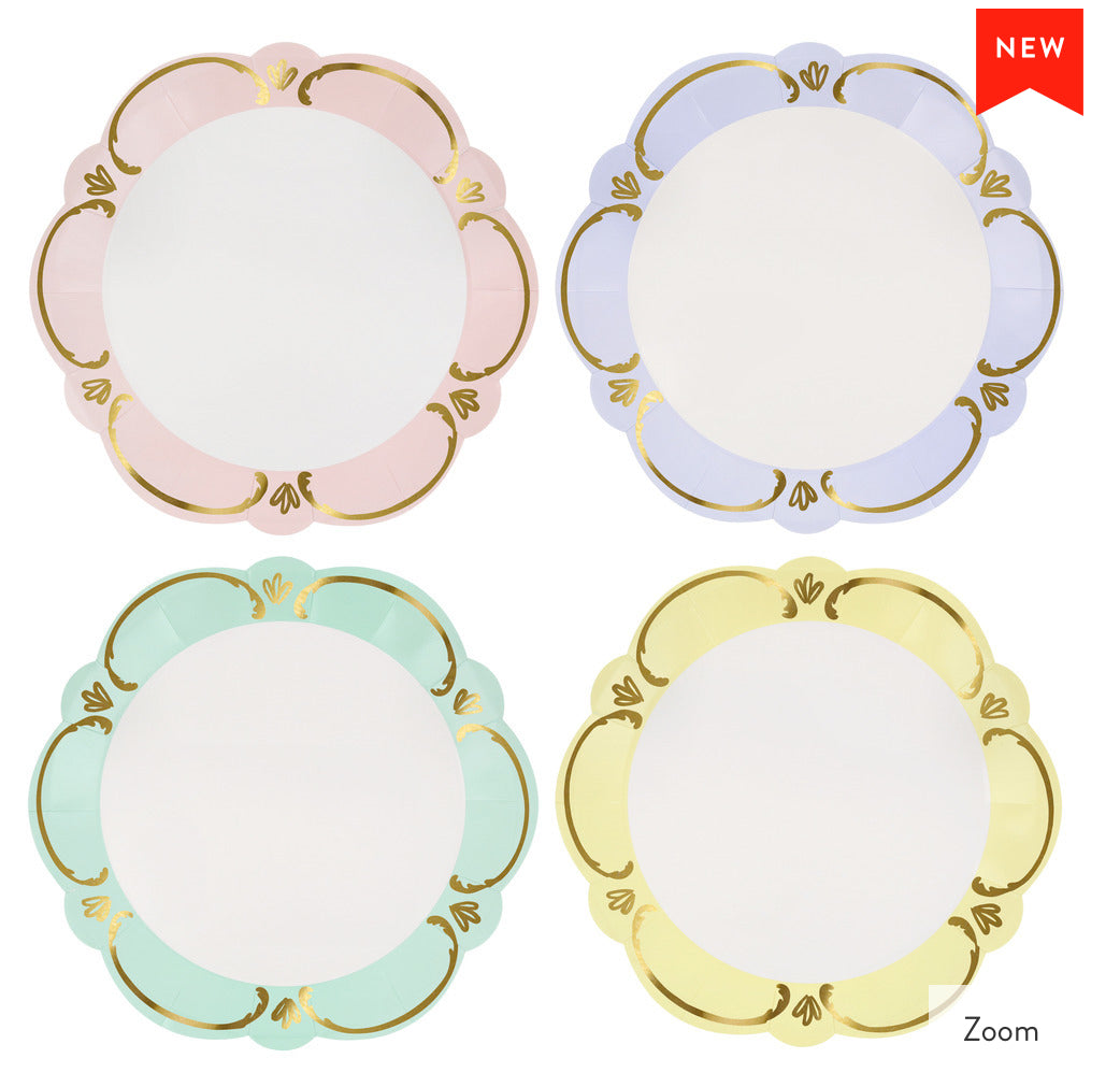 ROCOCO PASTEL DINNER PLATES|MERI MERI
