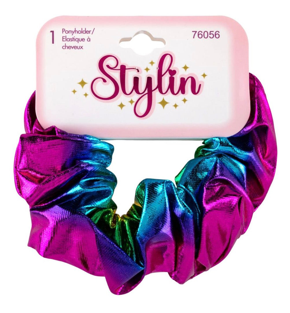 Rainbow scrunchie