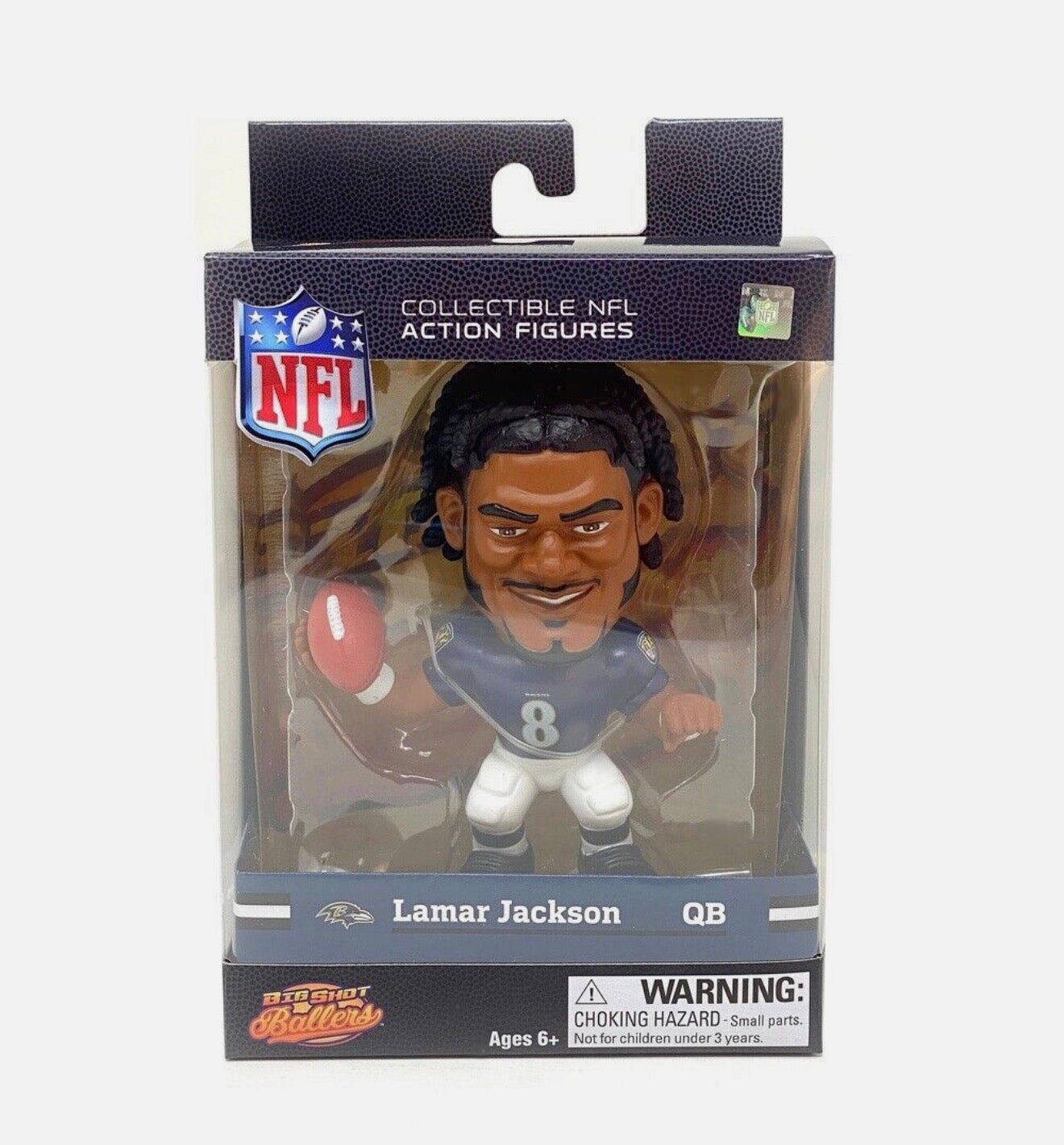 Lamar Jackson Baltimore Ravens NFL Big Shot Ballers Action Figure